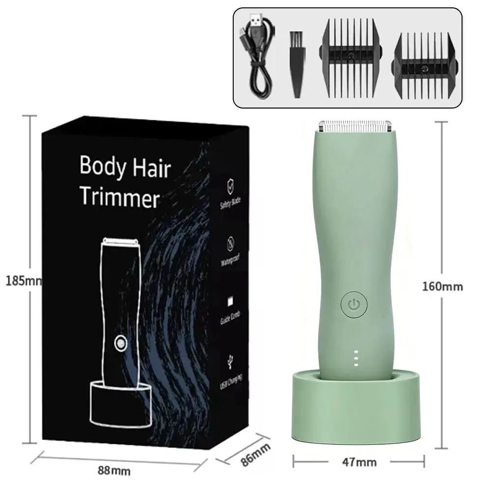 Electric Body Hair Trimmer | Waterproof Design | Type-C Recharge | Unisex Use