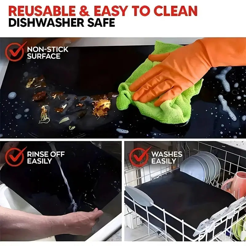 BBQ Grill Mat | Non-Stick | Reusable | Heat Resistant Extra Thick