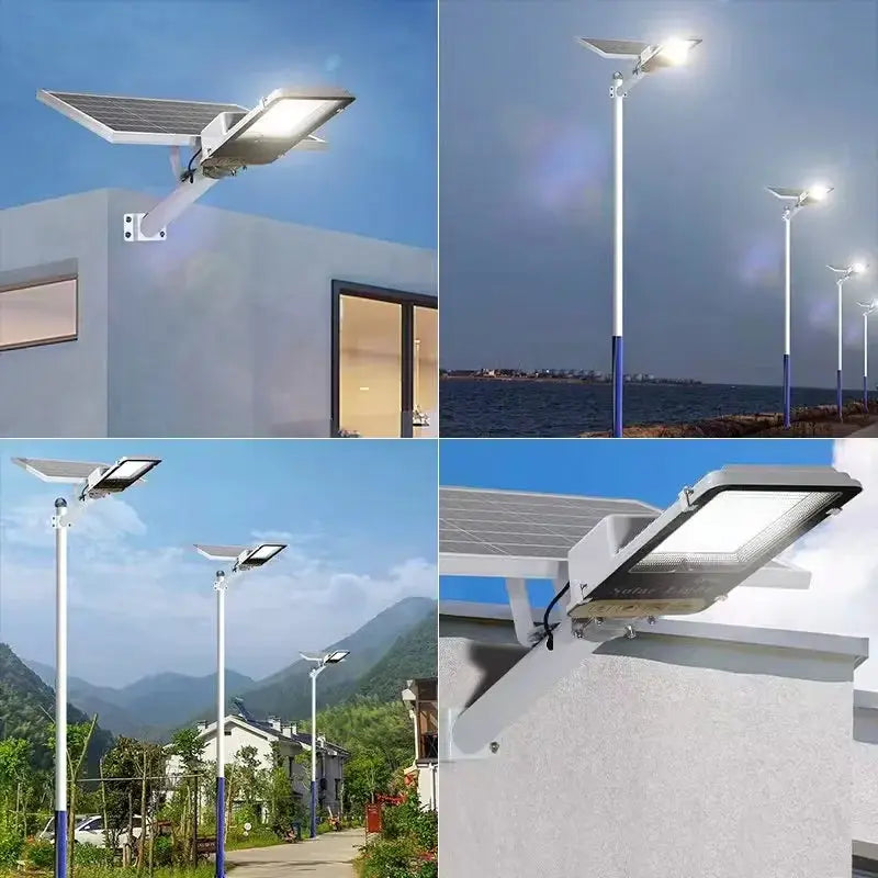 Aluminum 8000mah High Power Solar Light Outdoor Solar Street Light Waterproof Street Light For Garage Garden Terrace wall lamp from PriceLows™