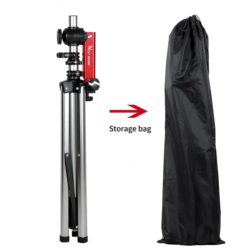 WEST BIKING Bike Repair Stand Adjustable Foldable Aluminum Alloy MTB Road Bicycle Maintenance Holder Stable Bike Rack With Tray from PriceLows™