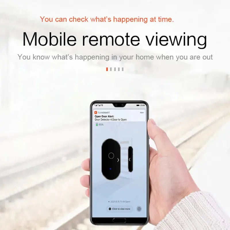 Tuya WiFi Door Window Sensor Smart Life APP Control Home Security Burglar Alarm Close Open Detector Work With Alexa Google Voice from PriceLows™