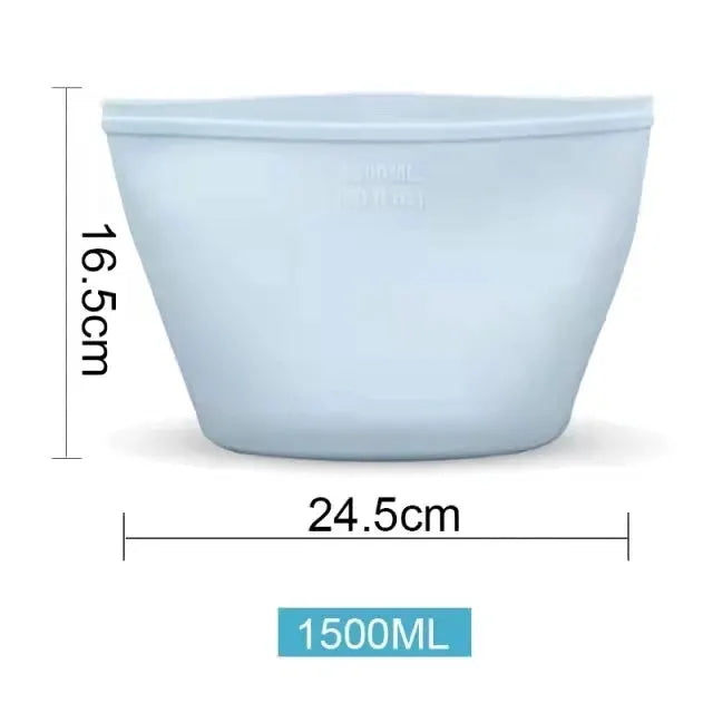 Reusable Silicone Food Storage Bags | Food Grade | Fridge Friendly | 1 Pack