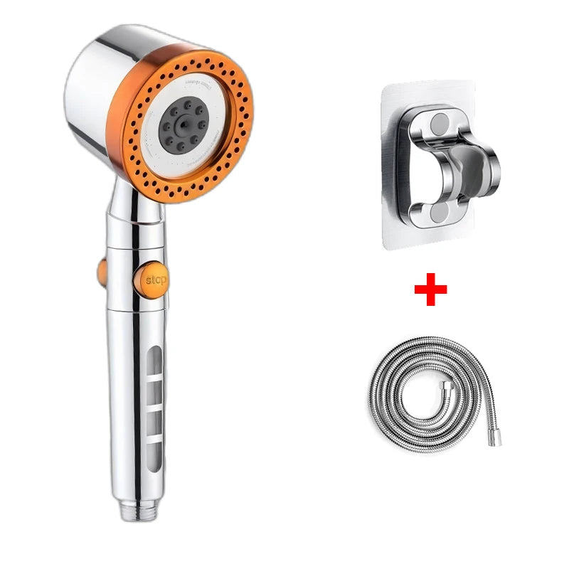 Shower Head | 5 Spray Modes | High Pressure | ABS Plastic