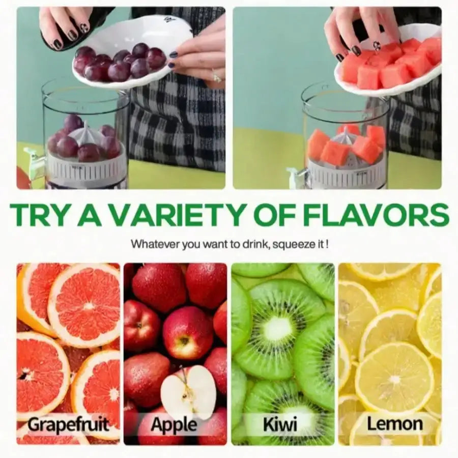 Portable USB Electric Juicer, One-Touch Start - Orange Juicer/Lemon Juicer - Compact Portable Orange, Lemon, And Fruit Blending Cup, Perfect For Vegetable Juices, Fruit Juices, And Smoothies. Travel-Friendly Design Ideal For from PriceLows™