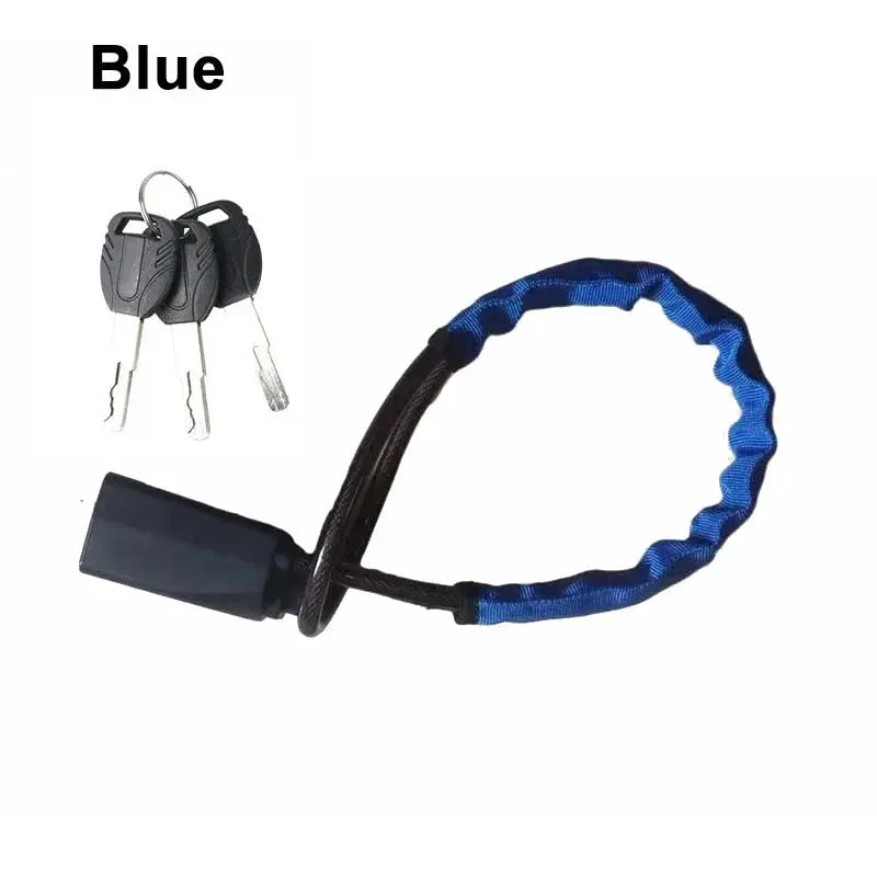Universal anti-theft device safety belt buckle lock steel wire rope lock for Vehicles Prevent Theft Durable Security Rope from PriceLows™
