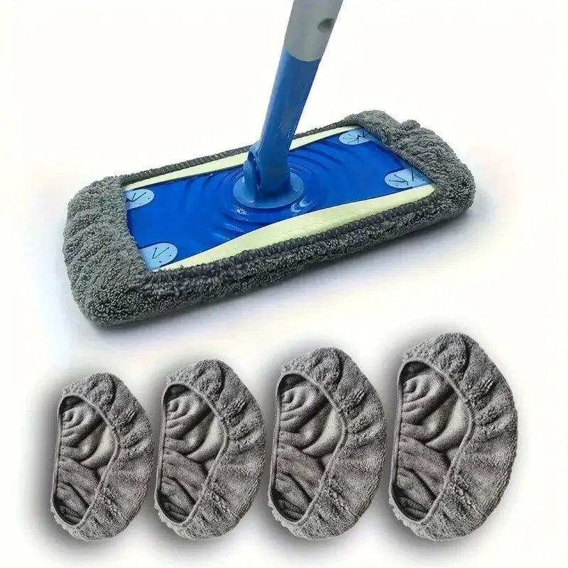 3/5Pcs Reusable Microfiber Mop Cloth Absorbent Replacement Pads Fit Swiffer Flat Mop Home Bathroom Cleaning Supplies from PriceLows™