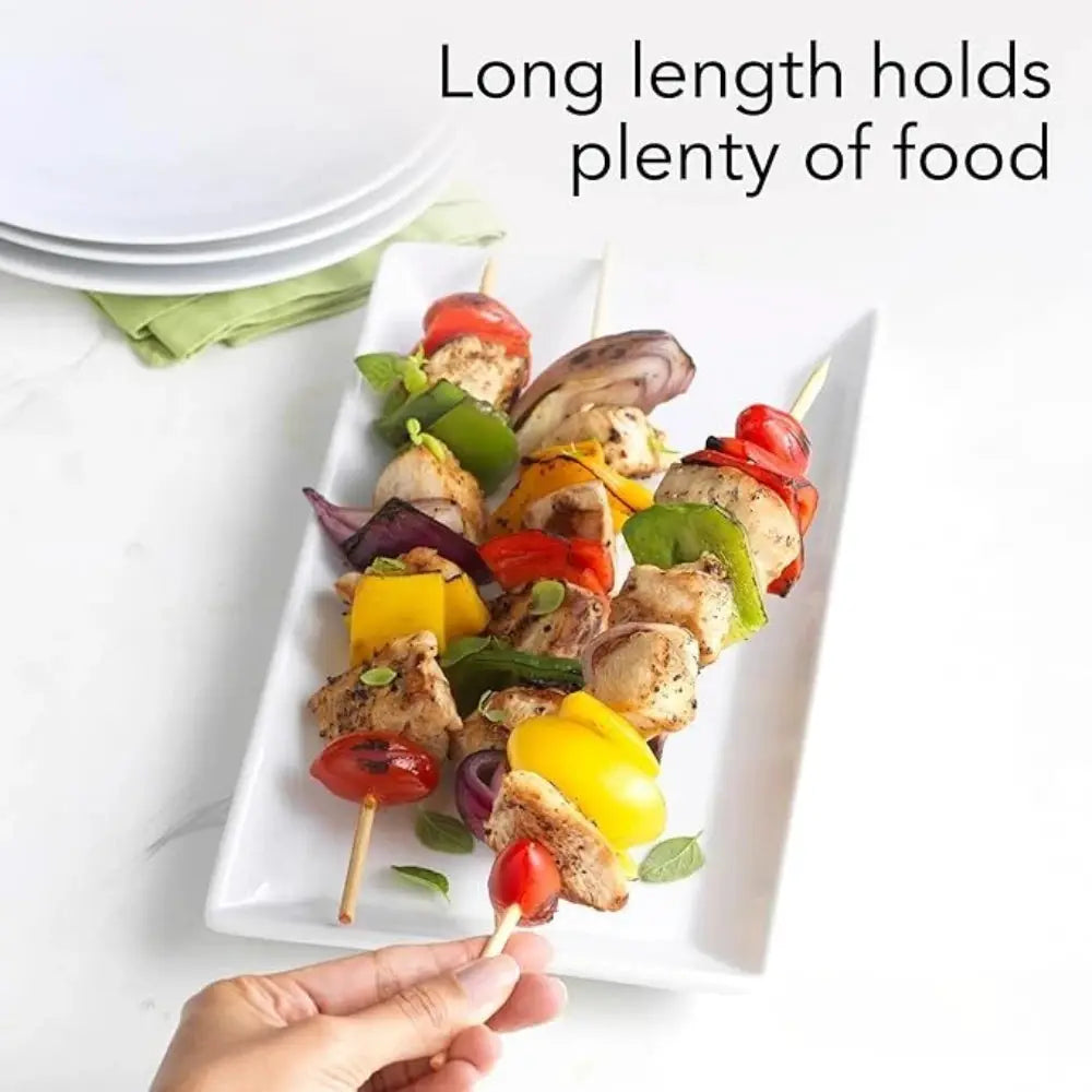 Bamboo Skewers | Natural Color | 15/20/25/30cm | 80-90 Pcs Pack