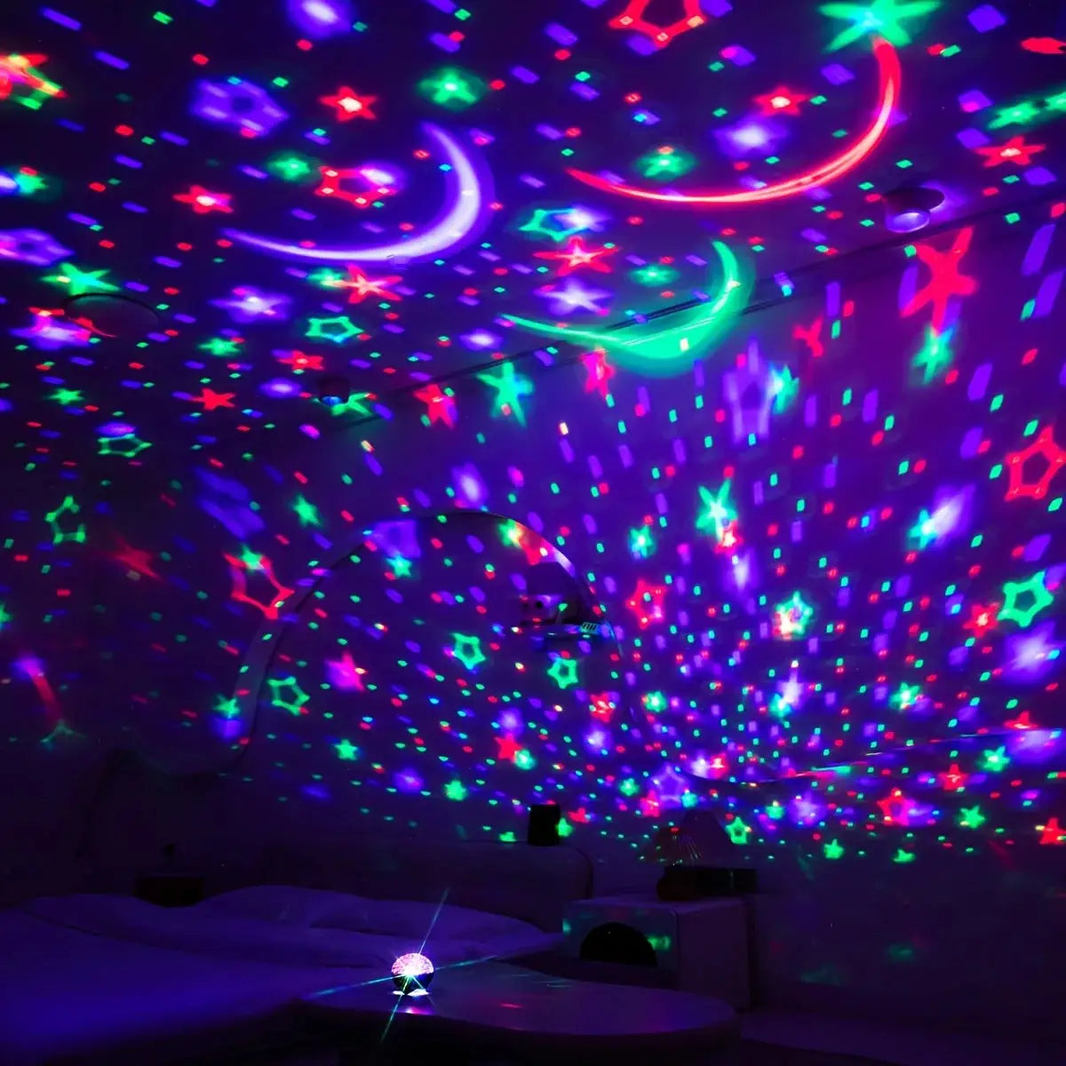 LED Night Light | Starry Sky Projector | USB 5V RGB Color | Kids Room
