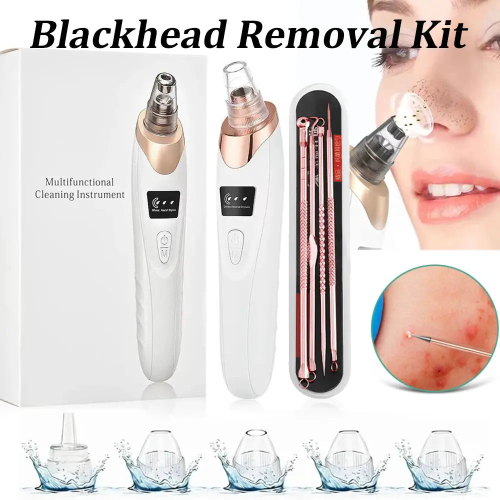 Electric Blackhead Remover Vacuum Acne Cleaner Black Dots Removal Facial Deep Cleansing Pore Cleaner Machine Skin Care Tools from PriceLows™