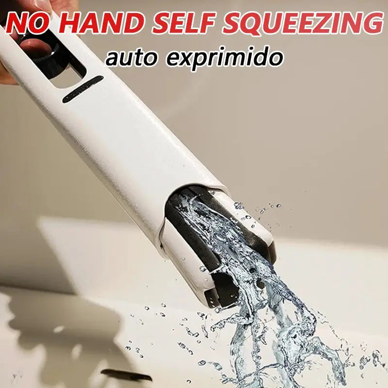 No hand washing required. Strong water absorption Mini squeezable mop with powerful folding design. Household cleaning tool. from PriceLows™