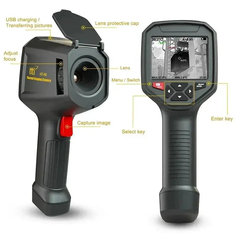 Digital Thermal Camera Handheld HT-H8 384x288 Thermal Imager Infrared Imaging Camera 25Hz Support Wifi from PriceLows™