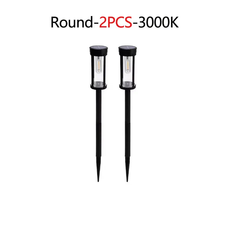 2/4/6Pcs Retro Solar Pathway Warm Lights Outdoor Waterproof Garden Incandescent Bulb for Walkway Yard Backyard Landscape Decor from PriceLows™