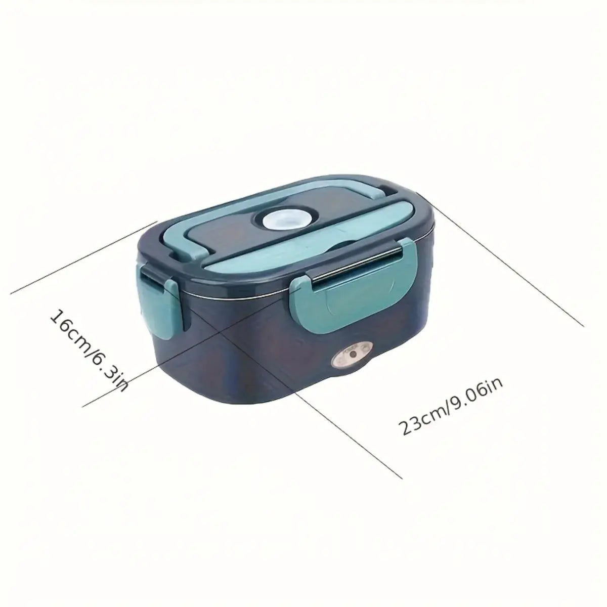 New US Standard Electric Lunch Box Double Compartment Portable Food Heater 110V-240V 12V 24V for Home Car Camping from PriceLows™