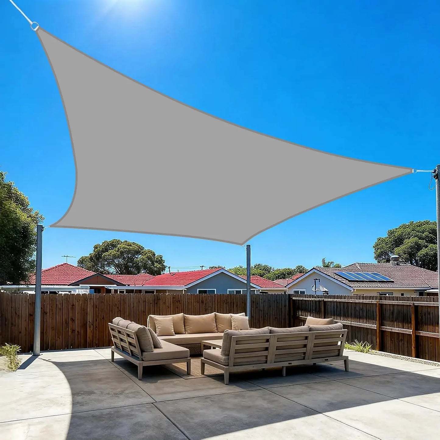 Waterproof Sun Shade Sail | Uv Block | D-Rings | Rectangular