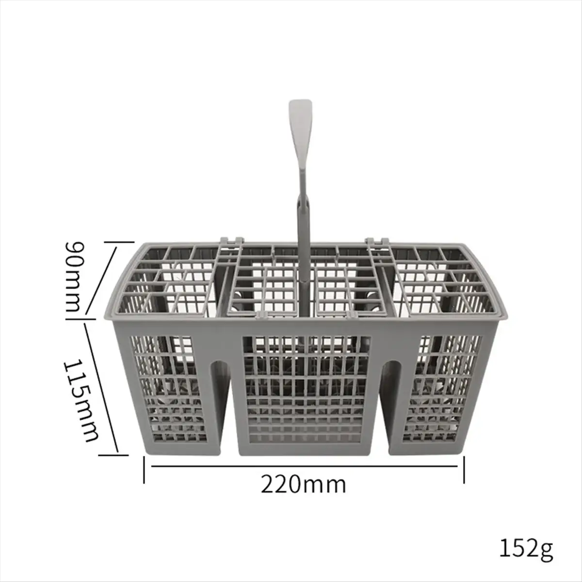 Dishwasher Cutlery Basket | Universal Compatibility With Bosch And Siemens | Removable Handle | One Size