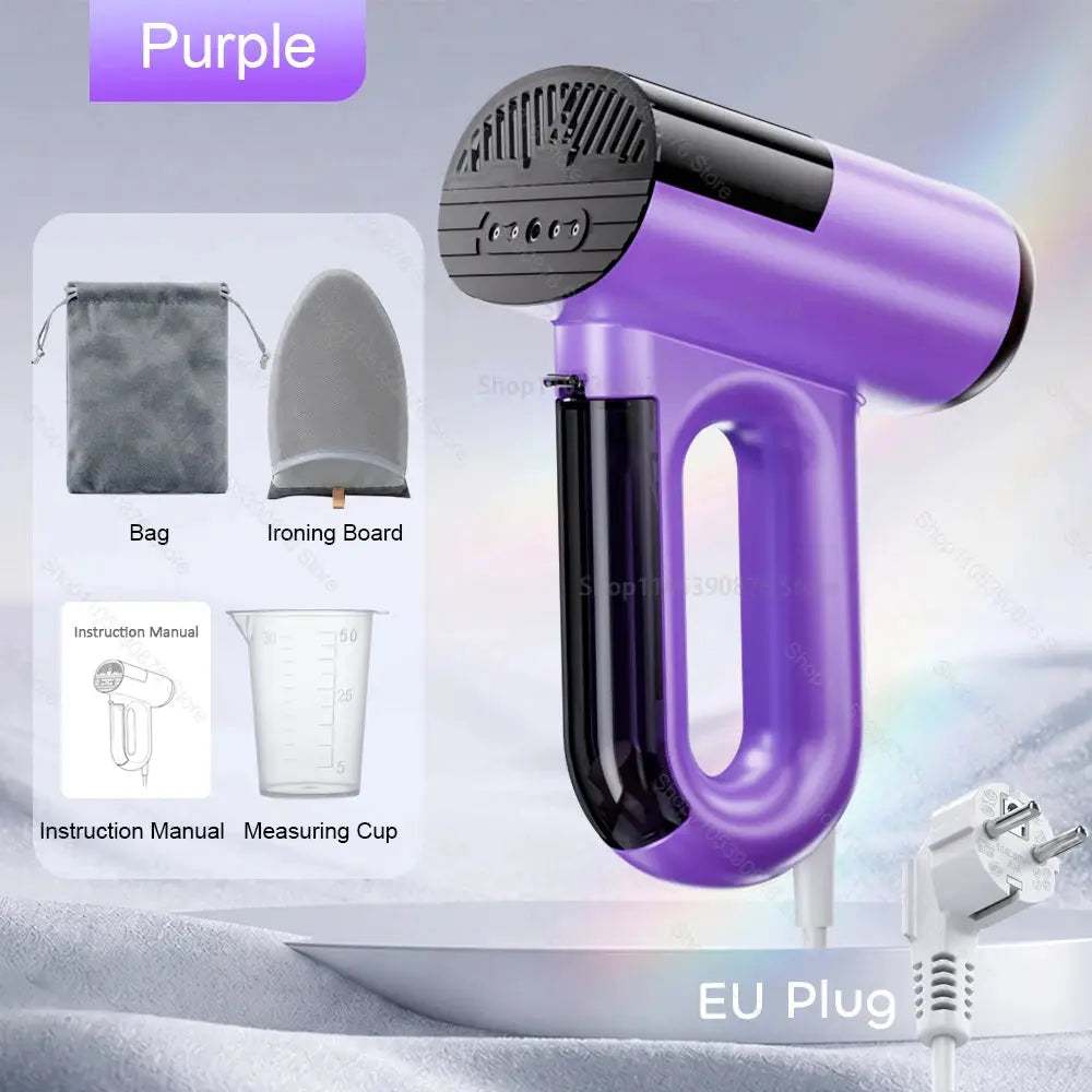 Handheld Garment Steamer | Fast Heating | Powerful Suction | Portable