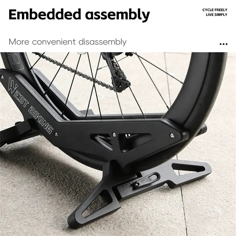 WEST BIKING Adjustable Bicycle Parking Rack Portable MTB Road Bike Rack Garage Home Embedded Bike Display Stand Bike Accessories from PriceLows™