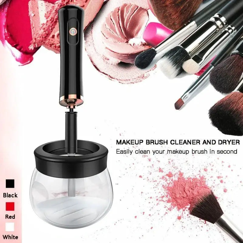 Electric Makeup Brush Cleaner | Fast Wash And Dry | Lash Glue Shaker