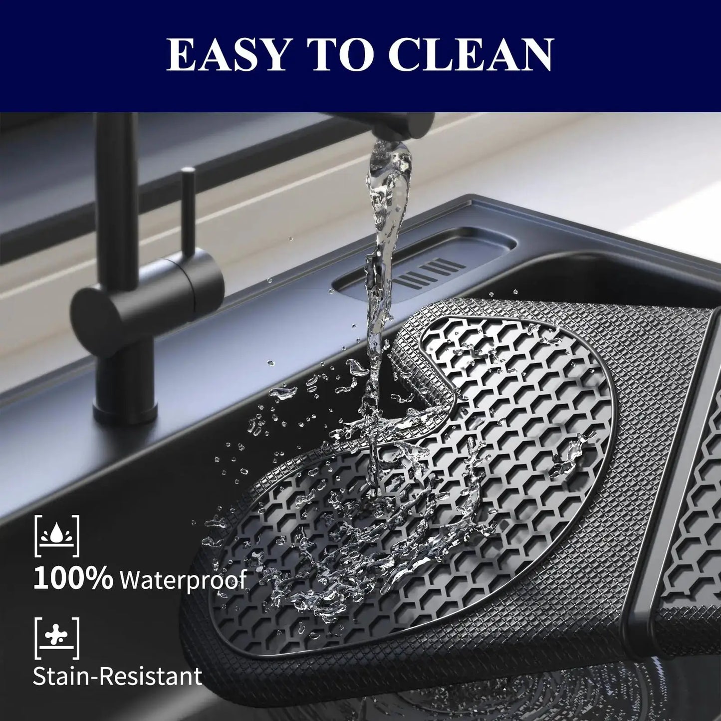 Silicone Oven Mitts | Heat Resistant | Slip-Resistant Knit | Set Of 2