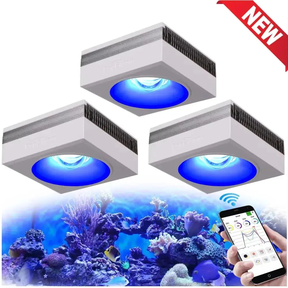 LED Aquarium Light | 100W Full Spectrum | WiFi App Control | Reef Tank