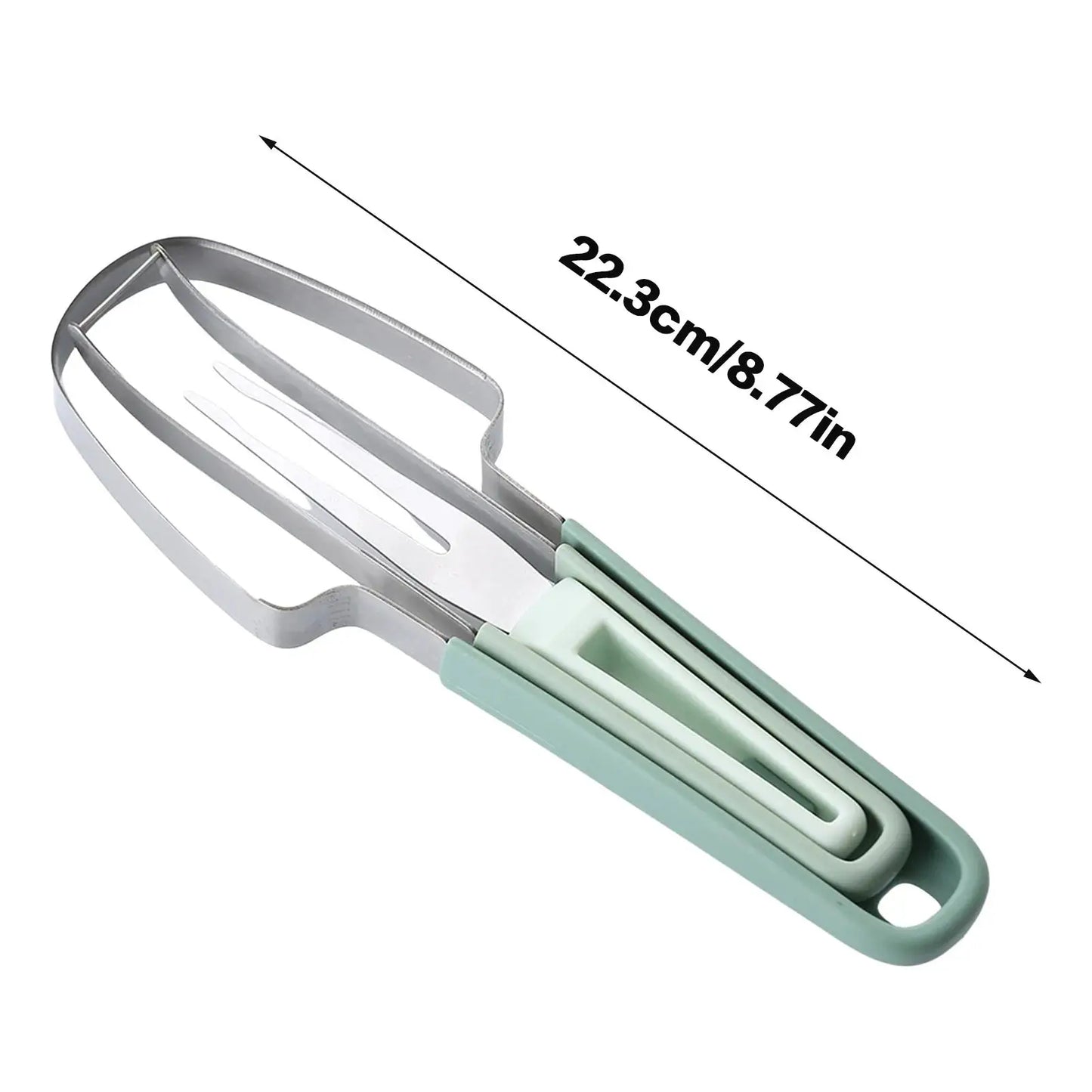 Watermelon Fork Slicer Cutter Stainless Steel Watermelon Popsicle Cutter for Camping Kitchen Gadgets from PriceLows™