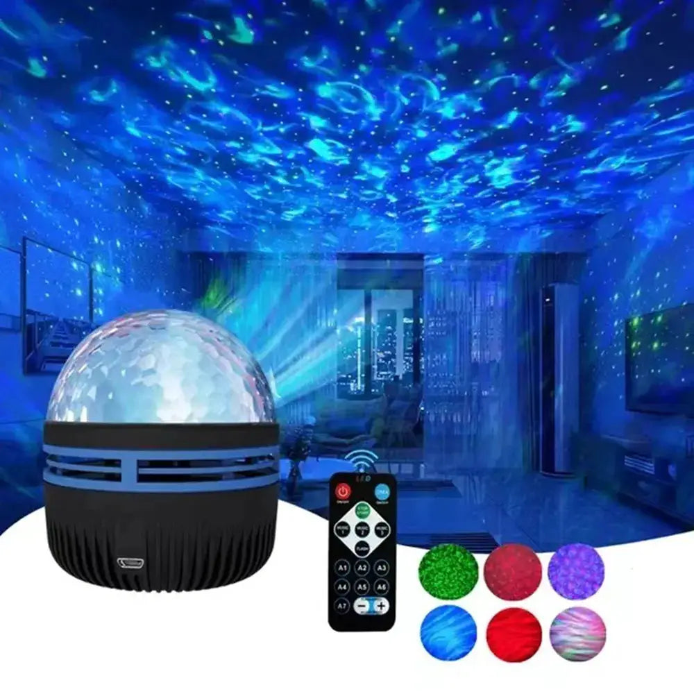 Galaxy Projector | 5V USB Powered | 360 Rotation Remote | 10 cm Length