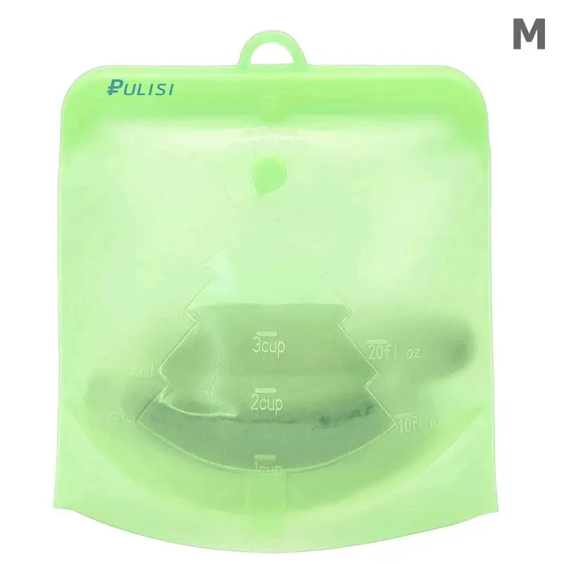Reusable Silicone Bag | Capacities 500ml 1000ml 1500ml | Leakproof
