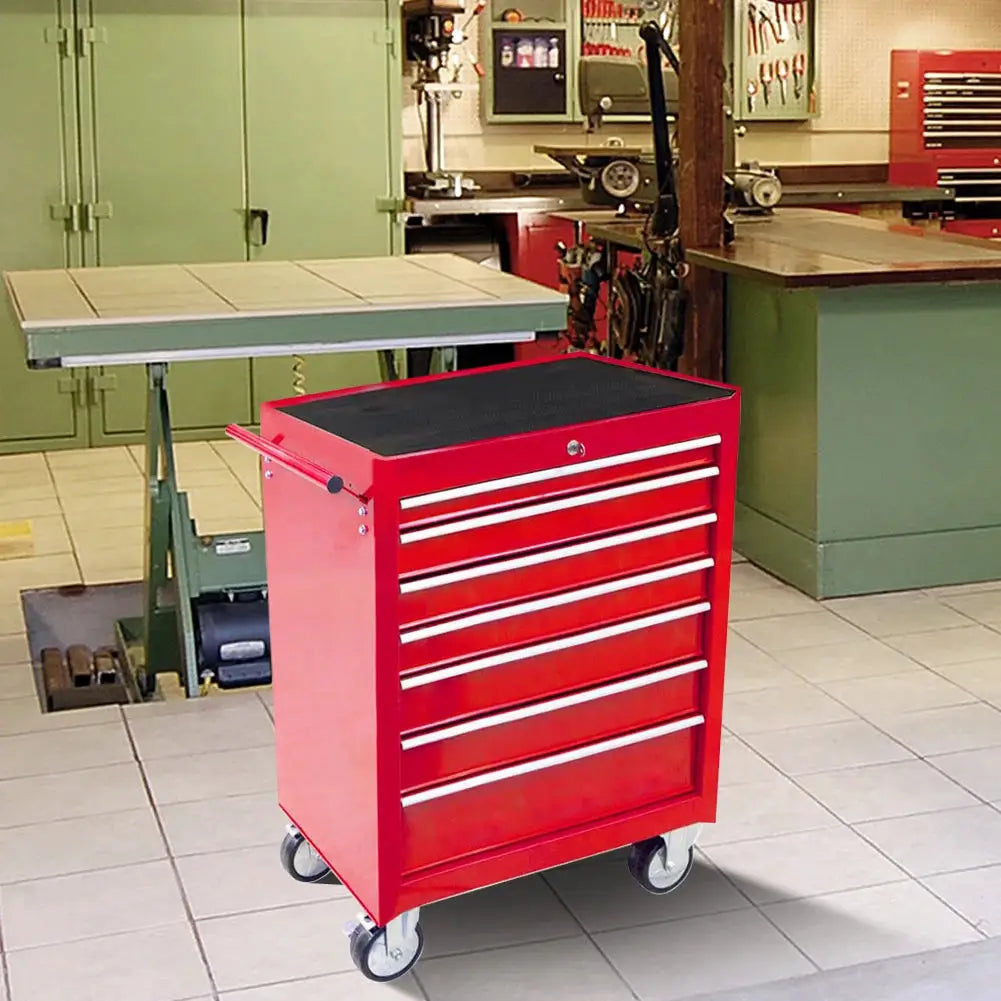 HPDMC Rolling Garage Workshop Tool Organizer 6 Drawer Tool Chest, Tool Storage Cabinet for Garage Storage with 4 Wheels from PriceLows™