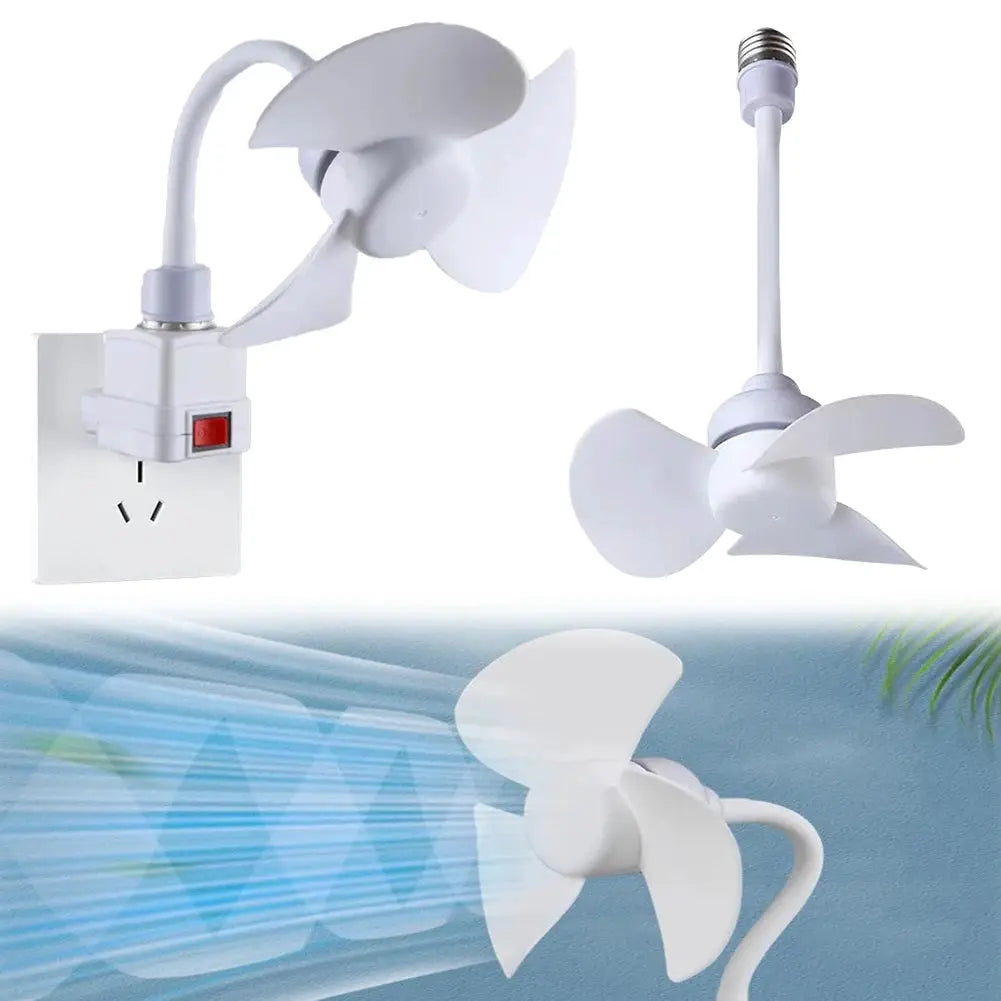 Ceiling Fan Light | E27 Base | USB Powered | Bedroom Living Room