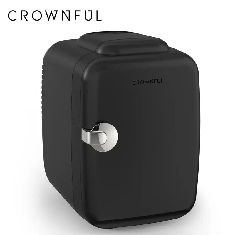 Crownful 4L Mini Fridge 110V 220V Beauty Makeup Skincare Refrigerator AC/DC Heated Cooling Beauty Refrigerator Car Mini Fridge from PriceLows™