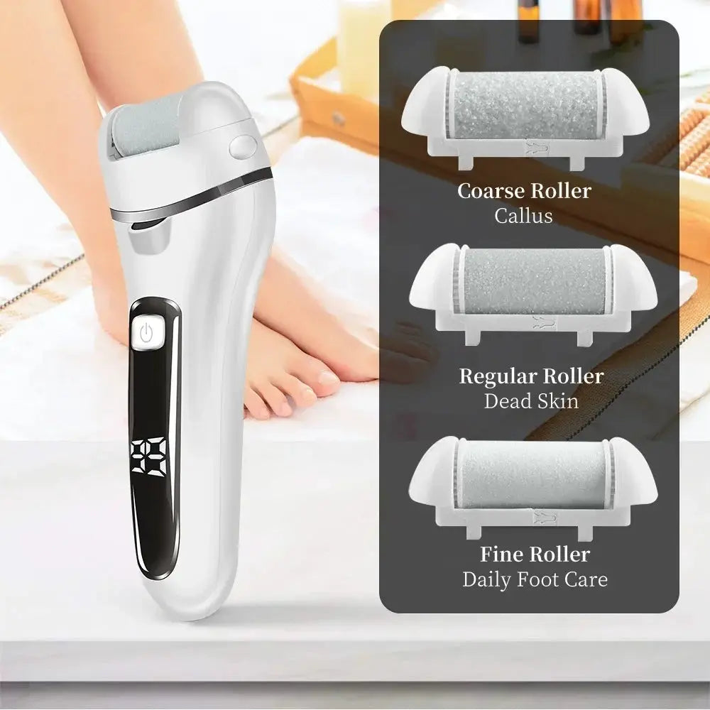 Portable Electric Foot Heel Care Tool Pedicure tool Pedicure Feet Heels Skin Remover Cuticle File Set USB Pedicure For Men Women from PriceLows™