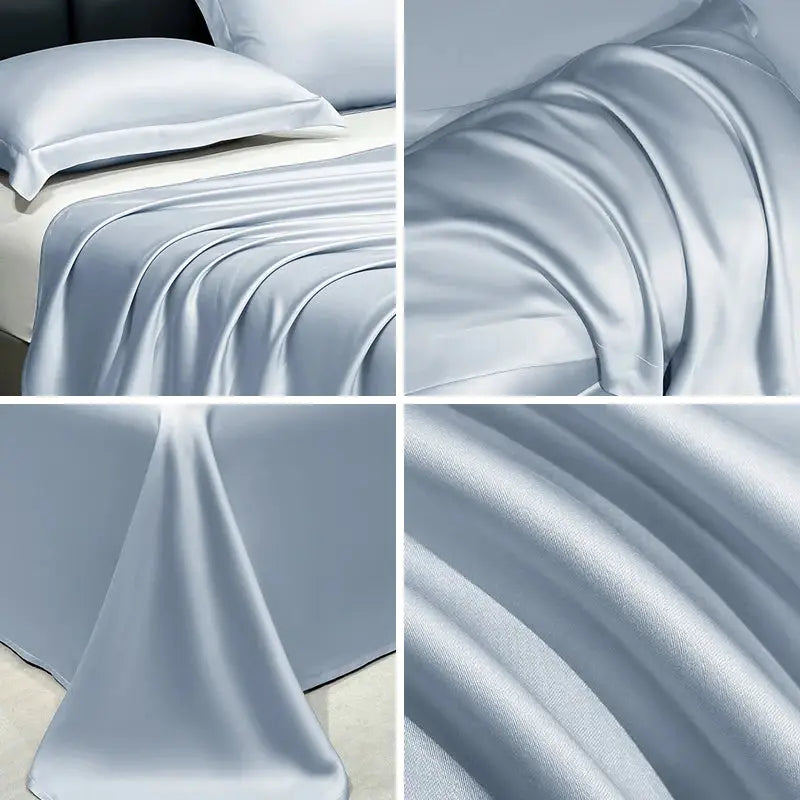 Cooling Satin Flat Sheet | 100 Polyester Fabric | Solid Color