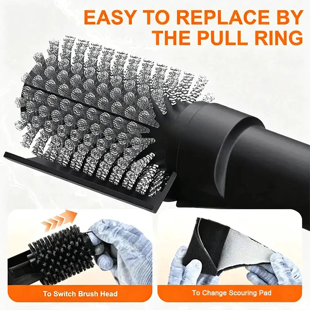 Electric BBQ Grill Brush | 3 Speed Settings | 180 Degree Adjustable Head