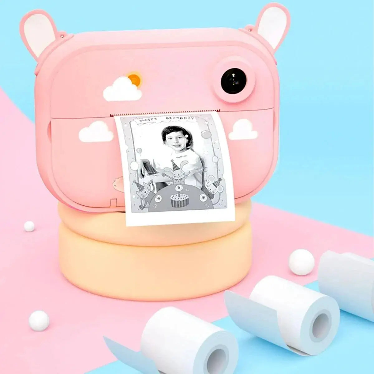 Instant Camera Paper | 57mm Coreless | Thermal Printing | 12 Rolls