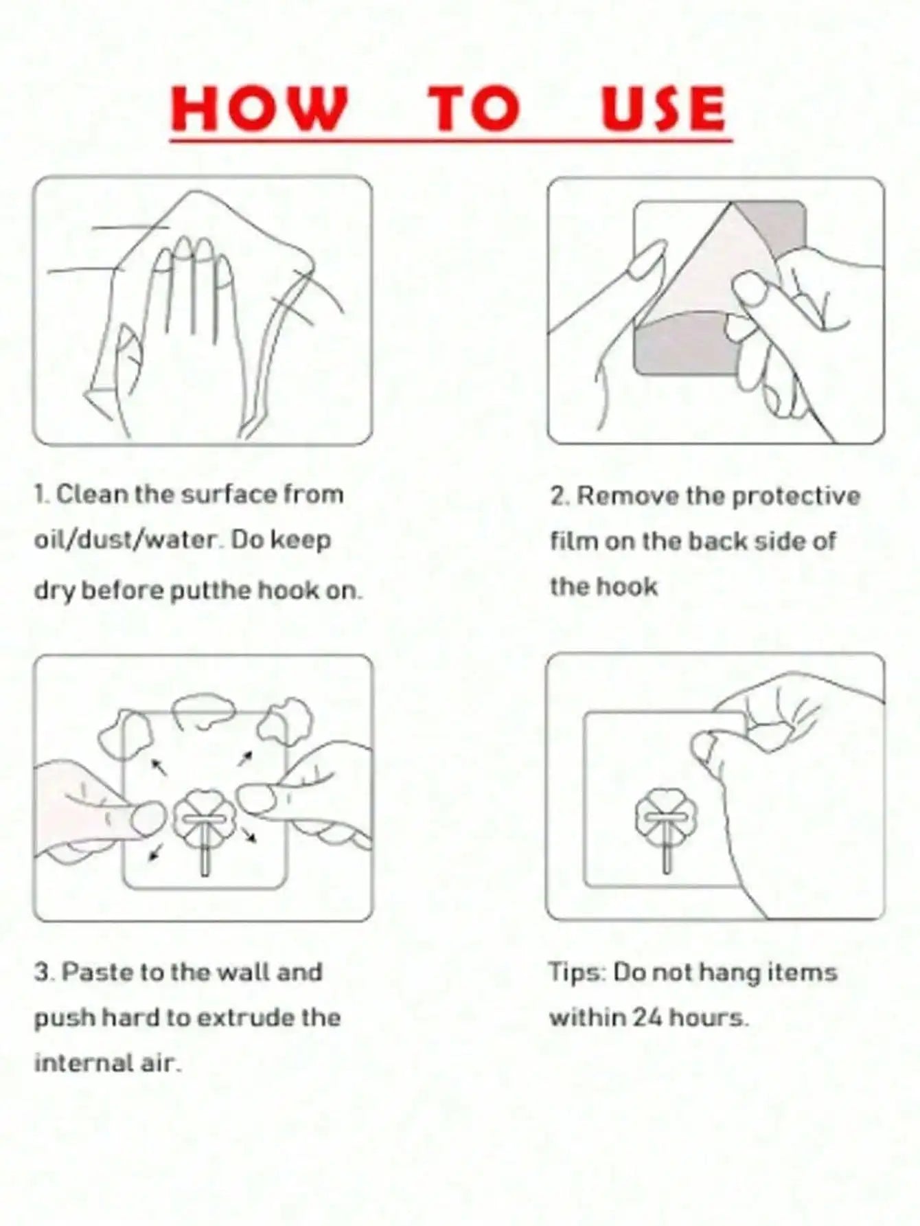 10pcs Heavy Duty Adhesive Wall Hooks, Sticky Wall Hangers, Damage-Free, Waterproof from PriceLows™