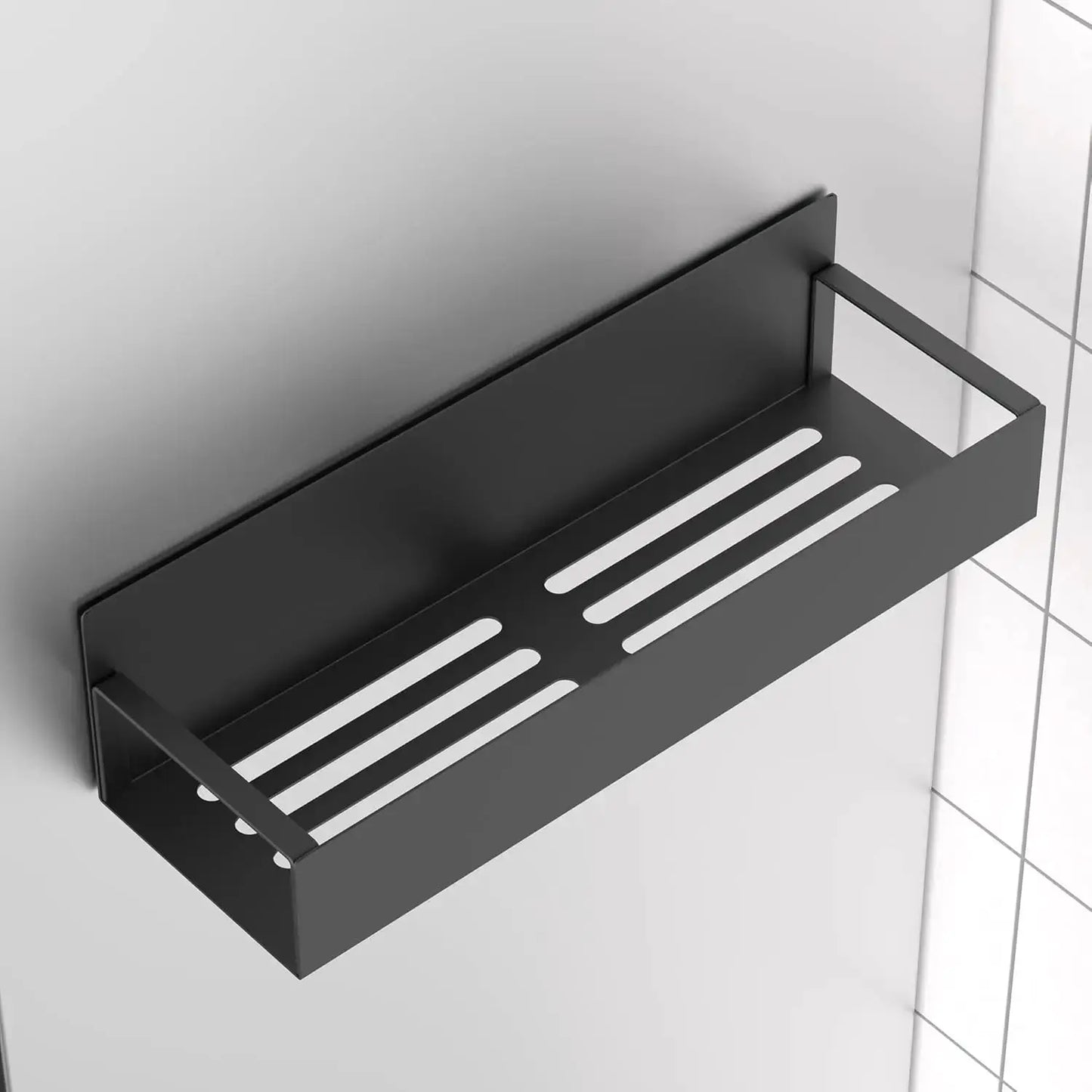 4 Pack Magnetic Spice Rack for Fridge and Oven, Heavy Duty Black Metal Storage Organizer from PriceLows™