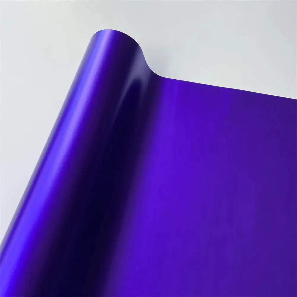 Multiple Colors Ice Metallic Matte Chrome Vinyl Car Wrap Film with Air Release Satin Car Stickers Foil from PriceLows™