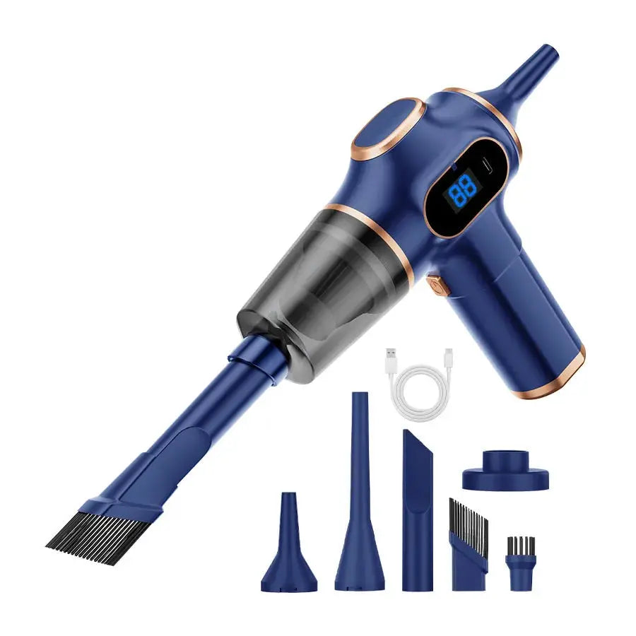 Wireless Car Vacuum Cleaner | Bagless System | HEPA Filter | Compact