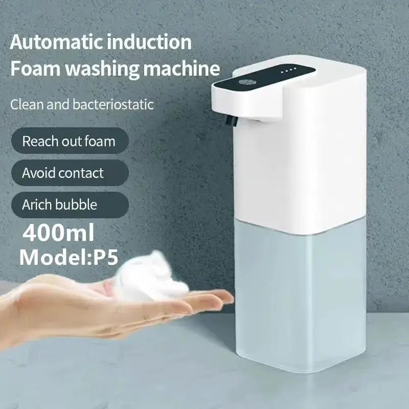 380ML Automatic Foam Soap P11 Dispenser Bathroom Smart Washing Hand Machine With USB Charging ABS 4 Level Adjustable from PriceLows™