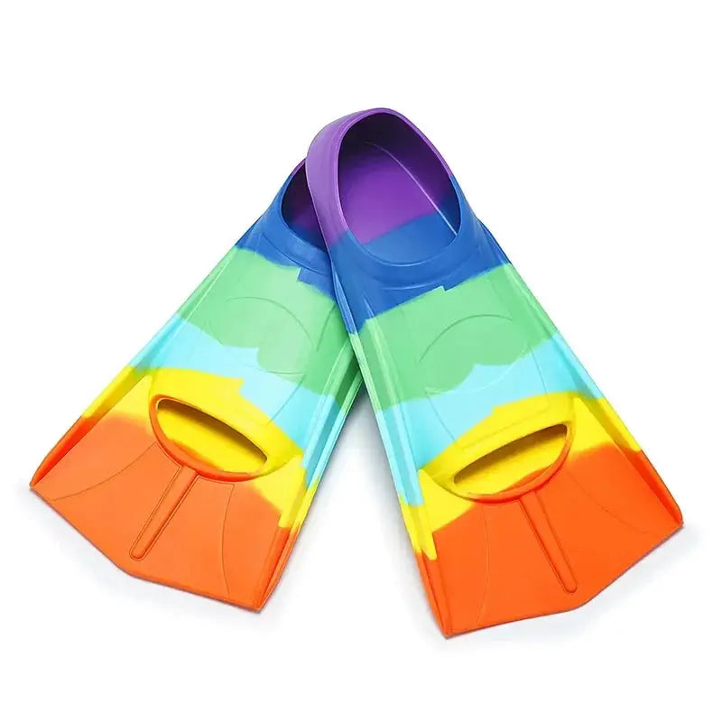 Comfortable Silicone Swim Fins Kids &Adults-Suitable Size for Beginners in Swimming,Diving-Ideal for Training Water Activities from PriceLows™