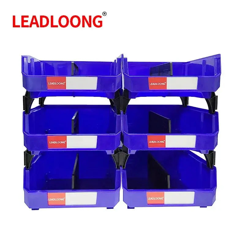 LEADLOONG V4 Tool Storage Bin 6pcs 11x11x5 Inch/27.6*27.9*12.8cm Combinable Multi Tools Organizer Box Garage And Home Supplies from PriceLows™