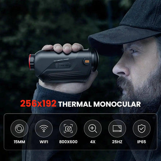 Thermal Imaging Monocular 15mm Focal Lens 256x192 Infrared Night Vision Telescope Thermal Scopes for Outdoor from PriceLows™