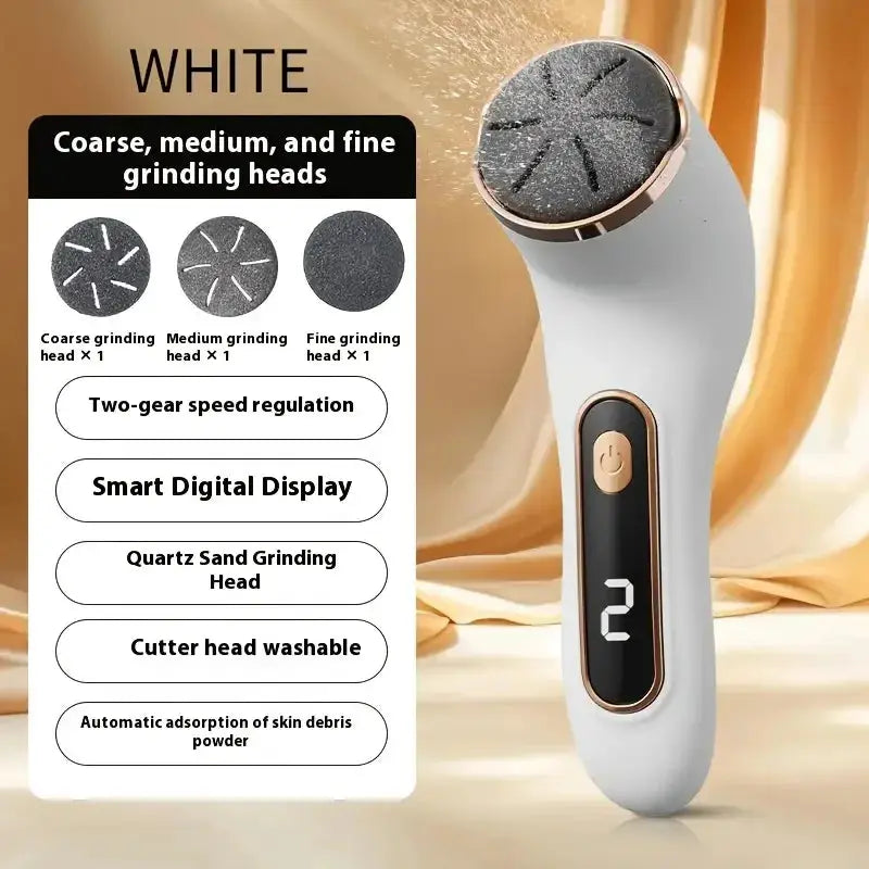 Electric foot grinder, USB charging foot polishing machine, foot skin grinder, heel calluses and dead skin removal tool from PriceLows™