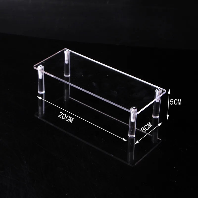 1-5 Tier Acrylic Display Stand Clear Display Riser Rack for Cupcake Perfume Doll Décor Organizer Amiibo Funko POP Figures DC05 from PriceLows™