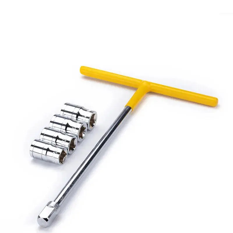 Multi-functional T-type hexagonal socket wrench tool socket spanner set Car hexagonal tyre tool set from PriceLows™