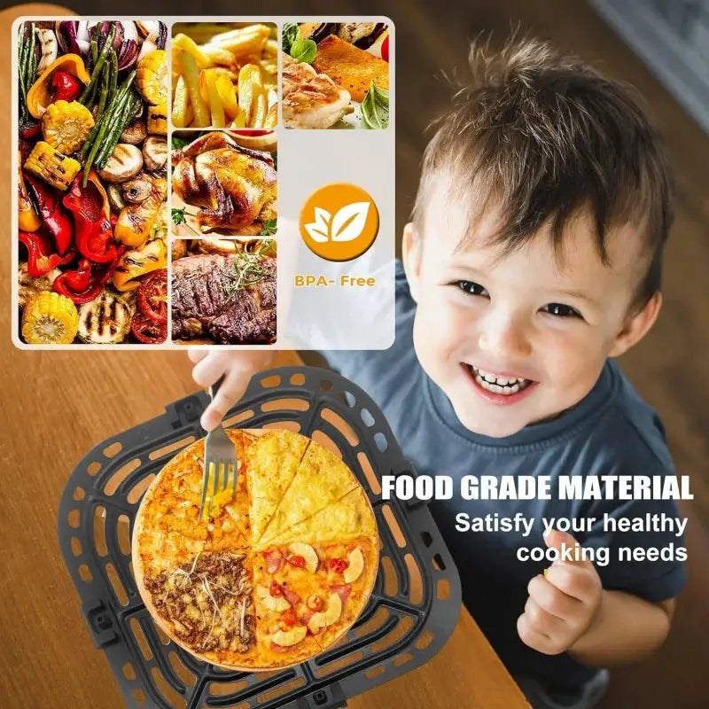 Air Fryer Accessories | Iron Sheet Divider 23x24 cm | Vortex Compatible
