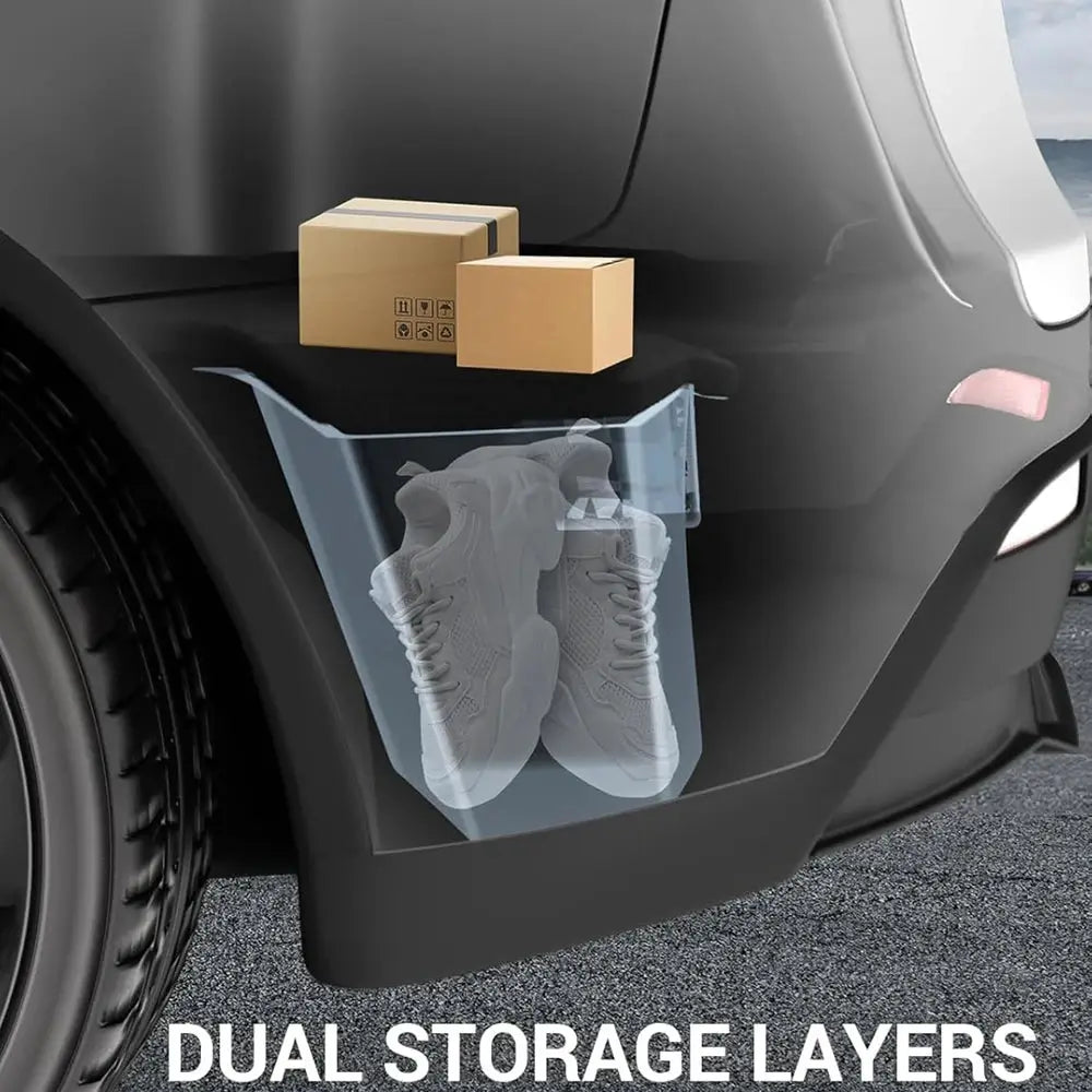 For 2025 2026 Tesla Model Y Trunk Organizer Trunk Storage Bins Rear Trunk Side Storage Box Mats for Model Y Juniper Accessories from PriceLows™