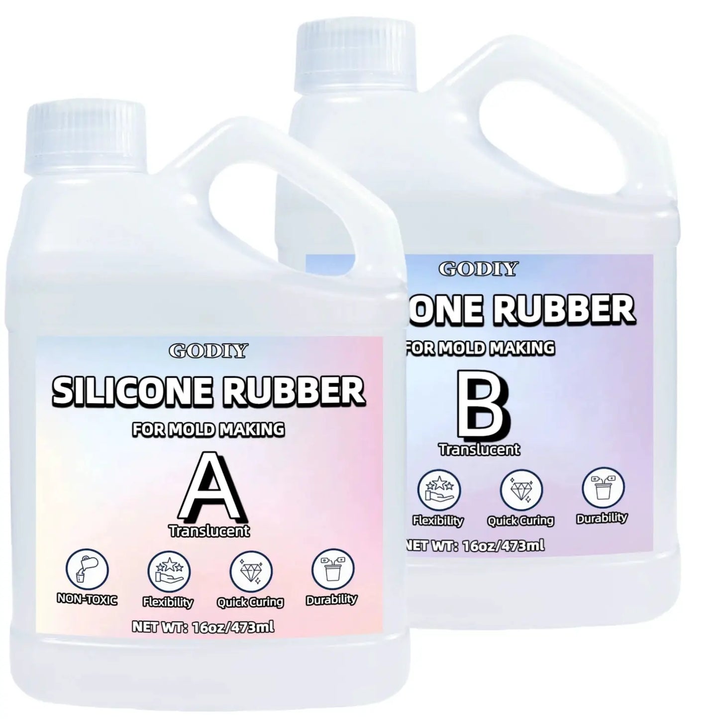 Silicone Mold Kit | 200ml Rubber | 1A To 1B Mix | Fast Cure Formula