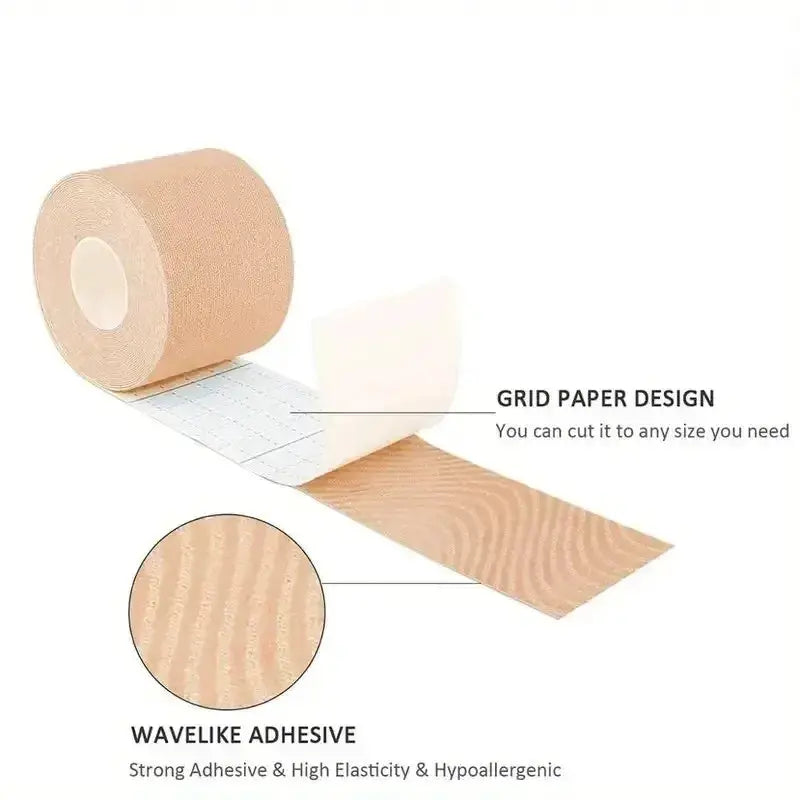 Kinesiology Tape Stickers | Cotton Spandex | Waterproof Athletic Bandage | Sky Blue