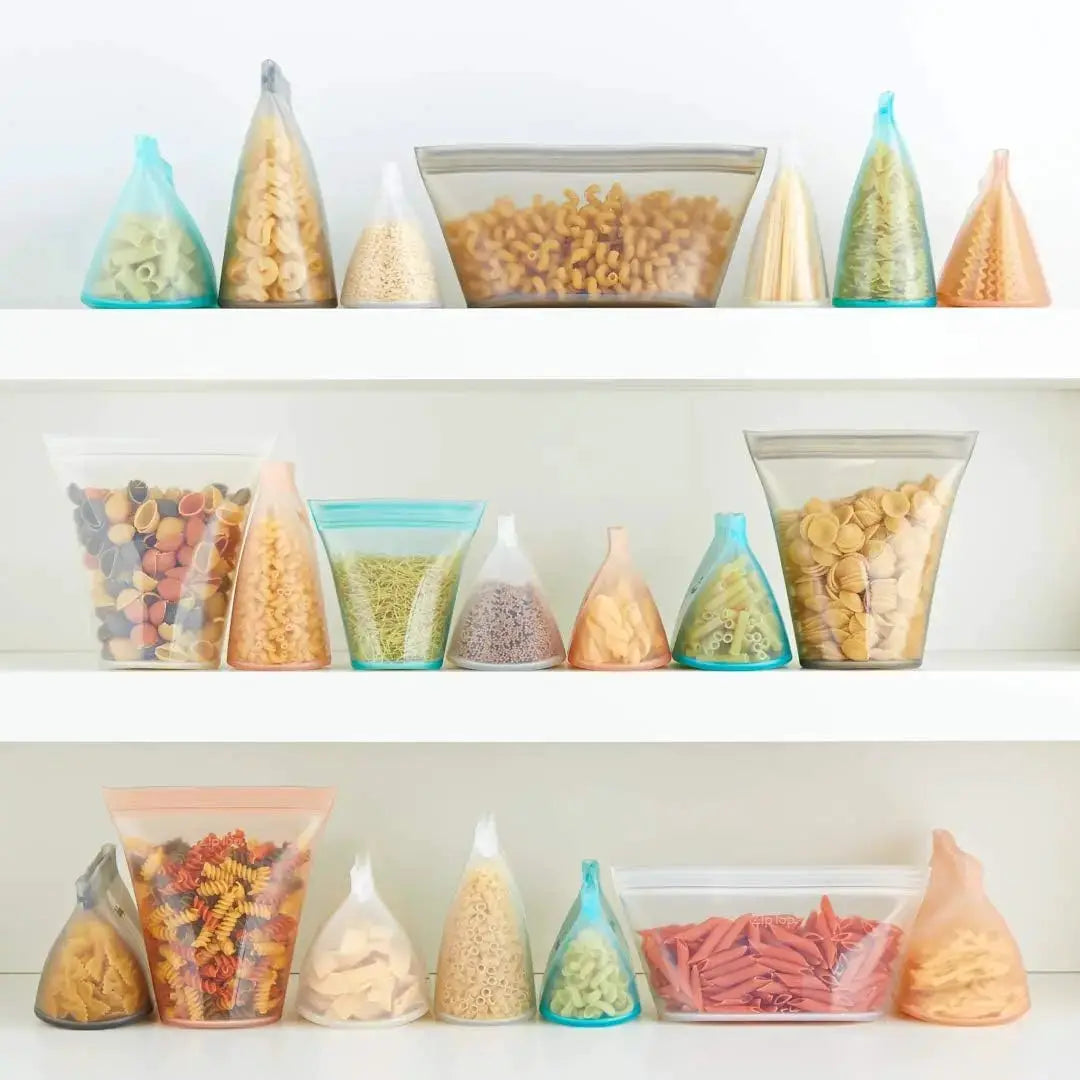 Silicone Food Storage Set | 8-Piece | Microwave, Freezer & Dishwasher Safe